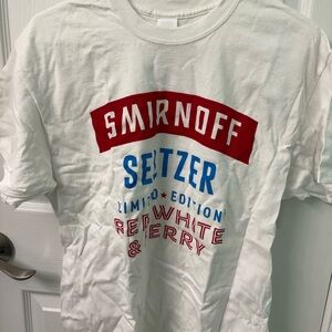 Smirnoff T-Shirt with Red and Blue Print
